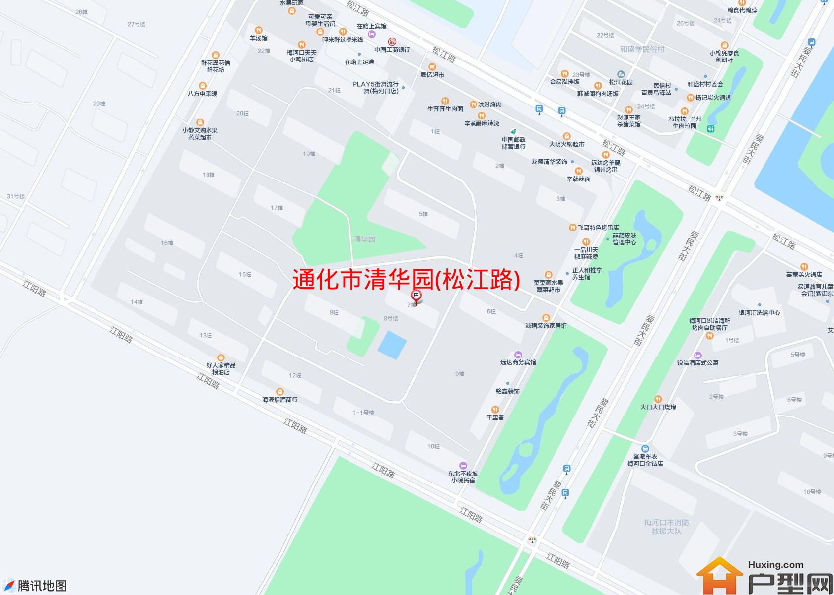 清华园(松江路)小区 - 户型网