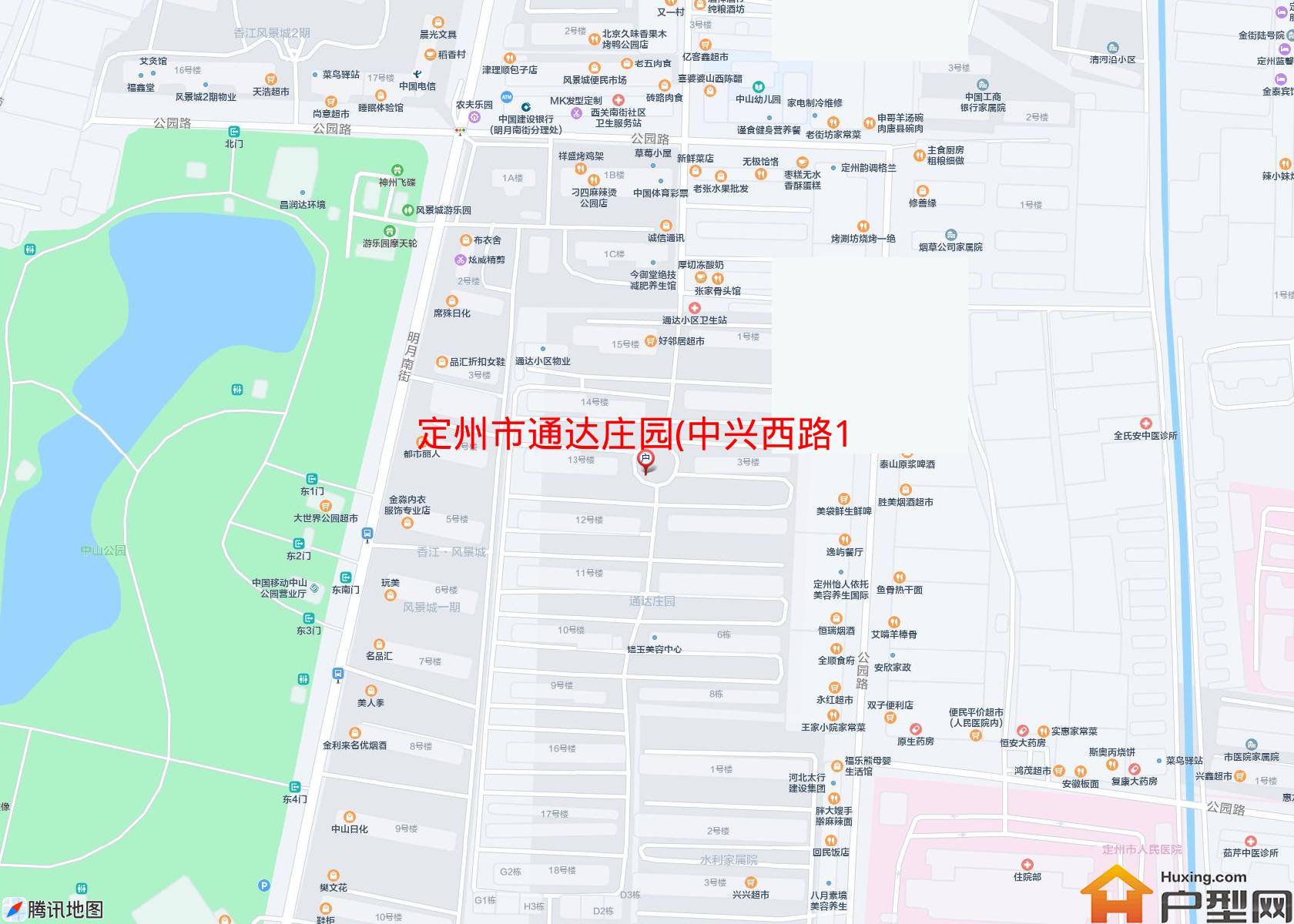 通达庄园(中兴西路126号)小区 - 户型网