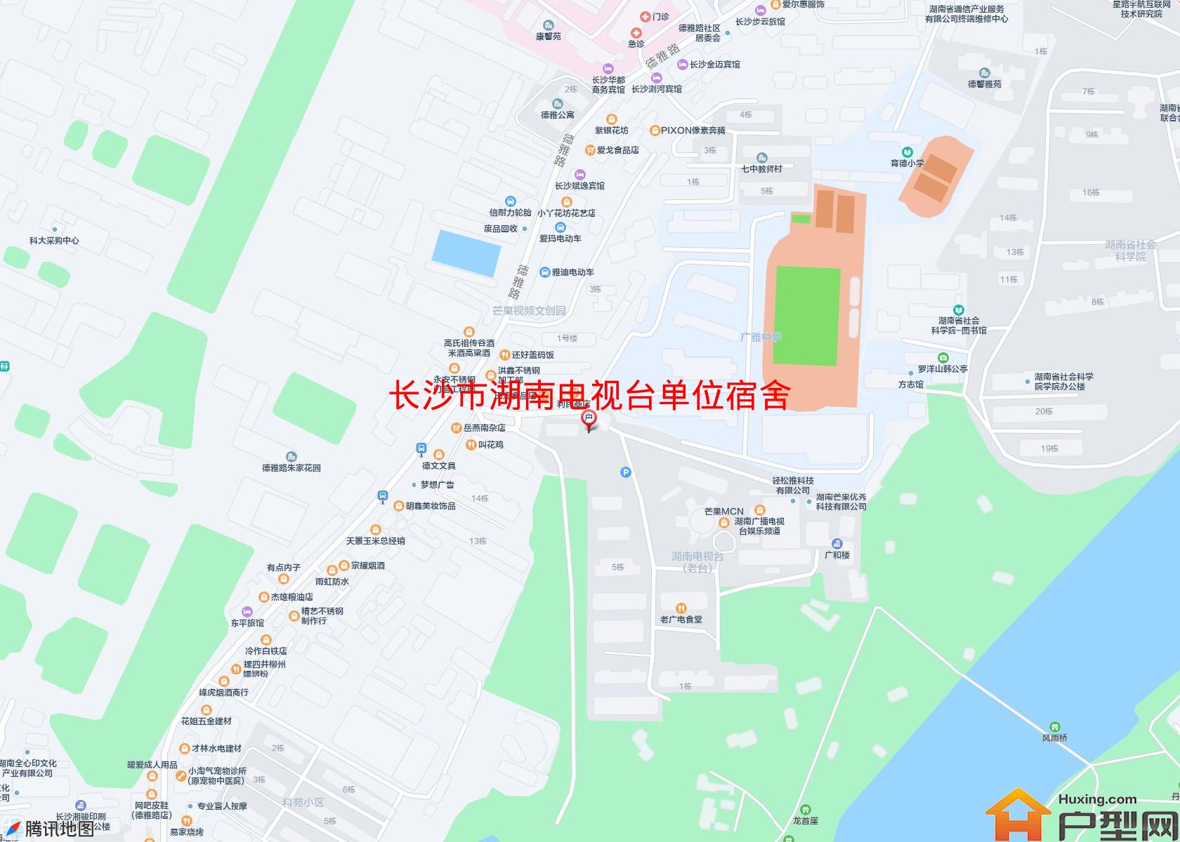 湖南电视台单位宿舍小区 - 户型网