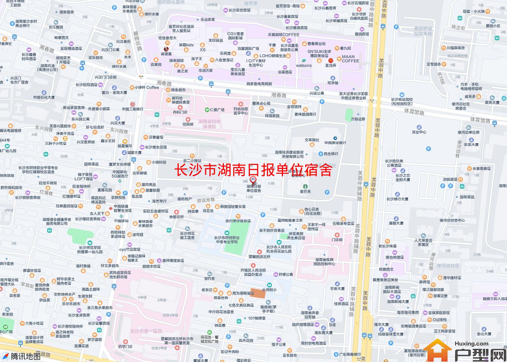 湖南日报单位宿舍小区 - 户型网