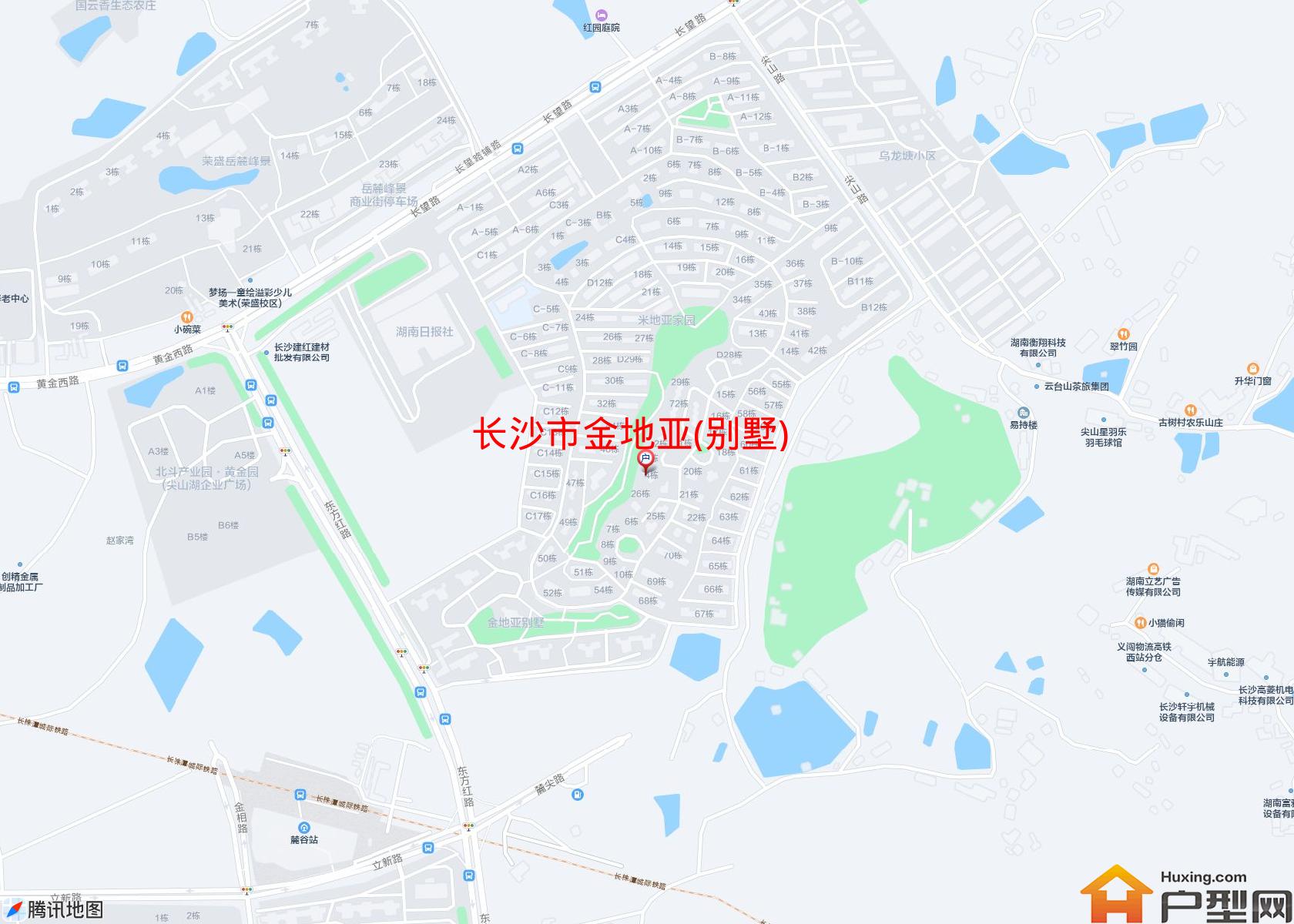 金地亚(别墅)小区 - 户型网