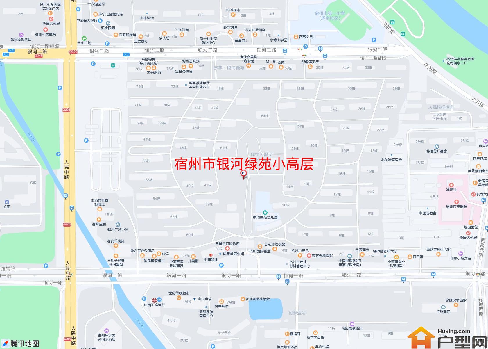 银河绿苑小高层小区 - 户型网