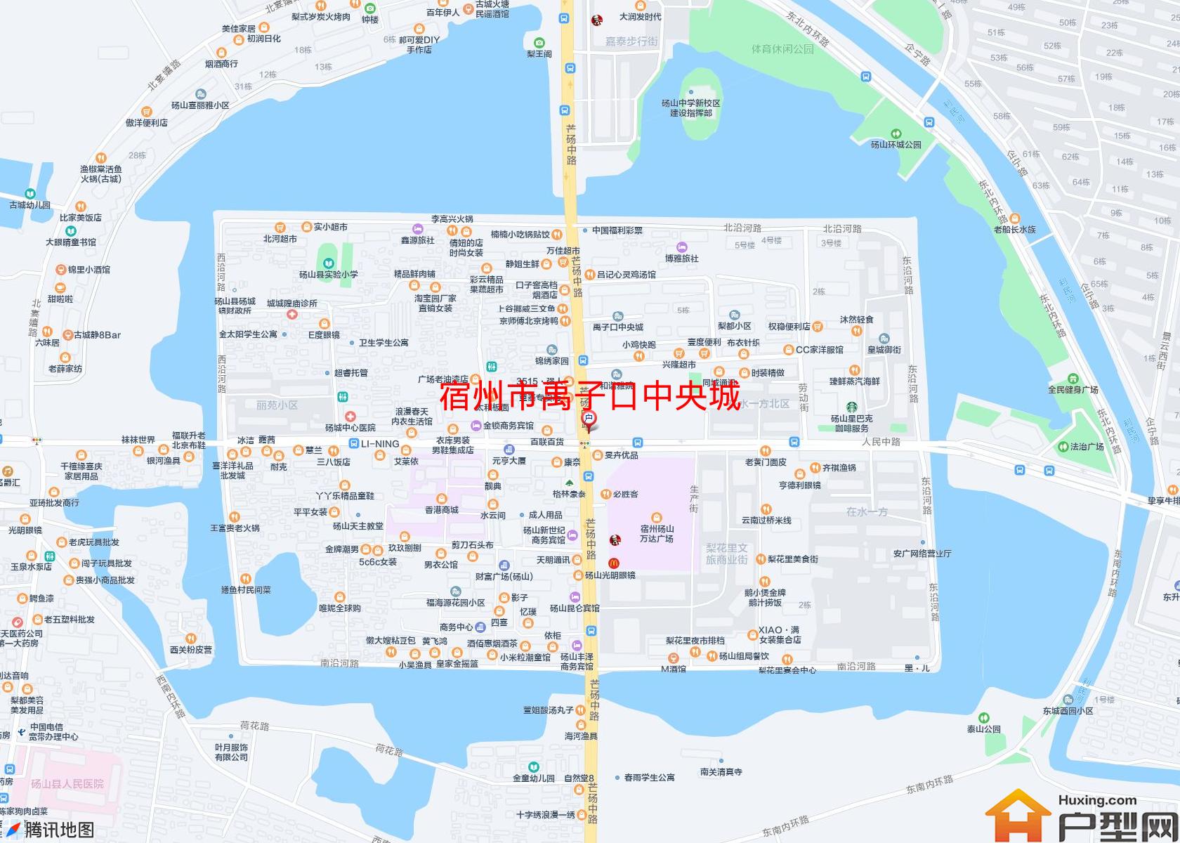 禹子口中央城小区 - 户型网