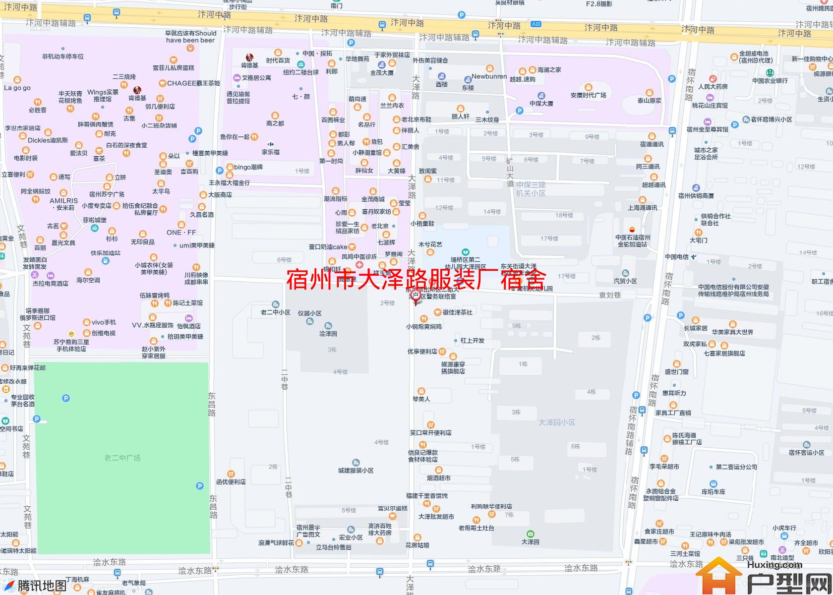 大泽路服装厂宿舍小区 - 户型网