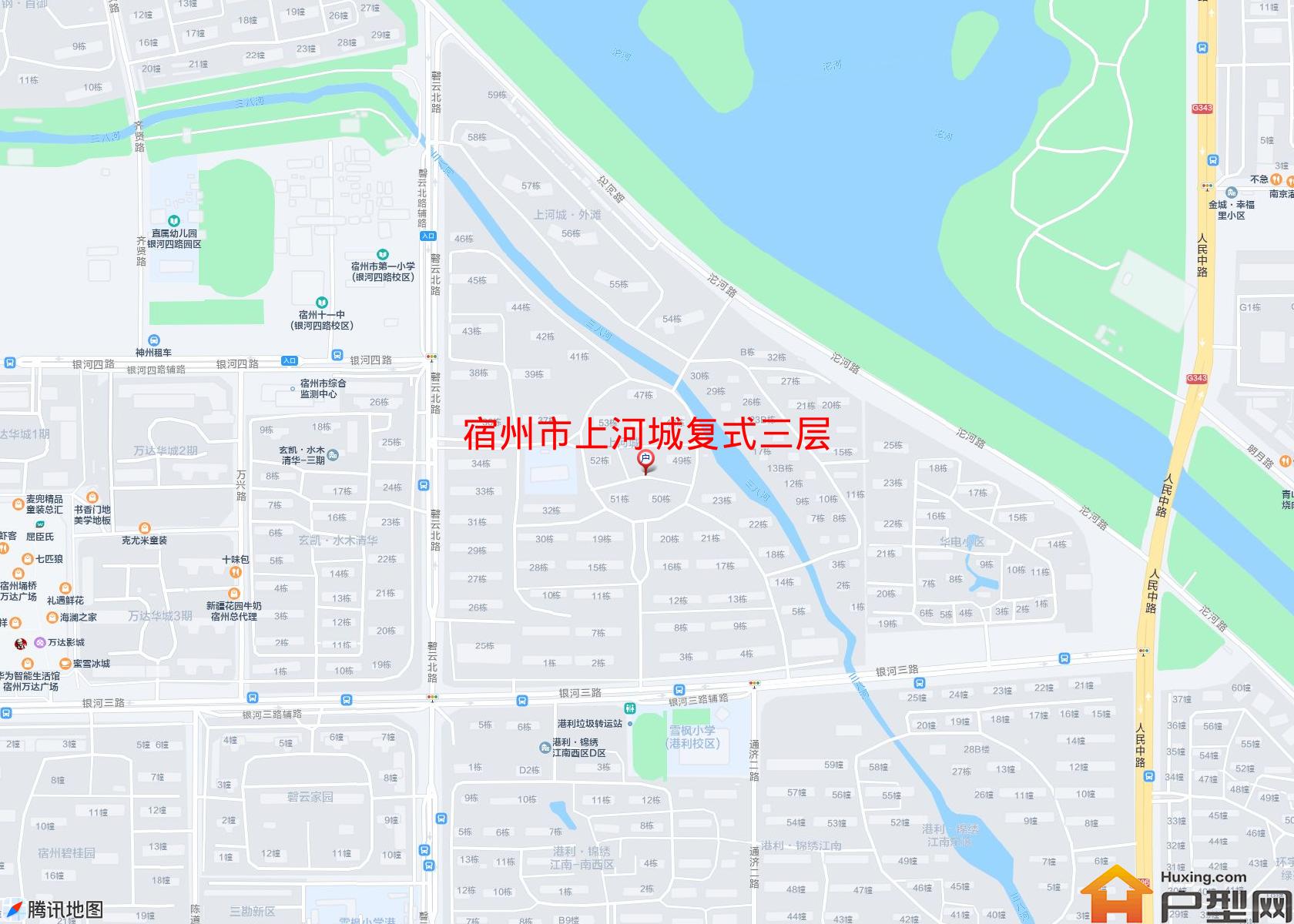 上河城复式三层小区 - 户型网