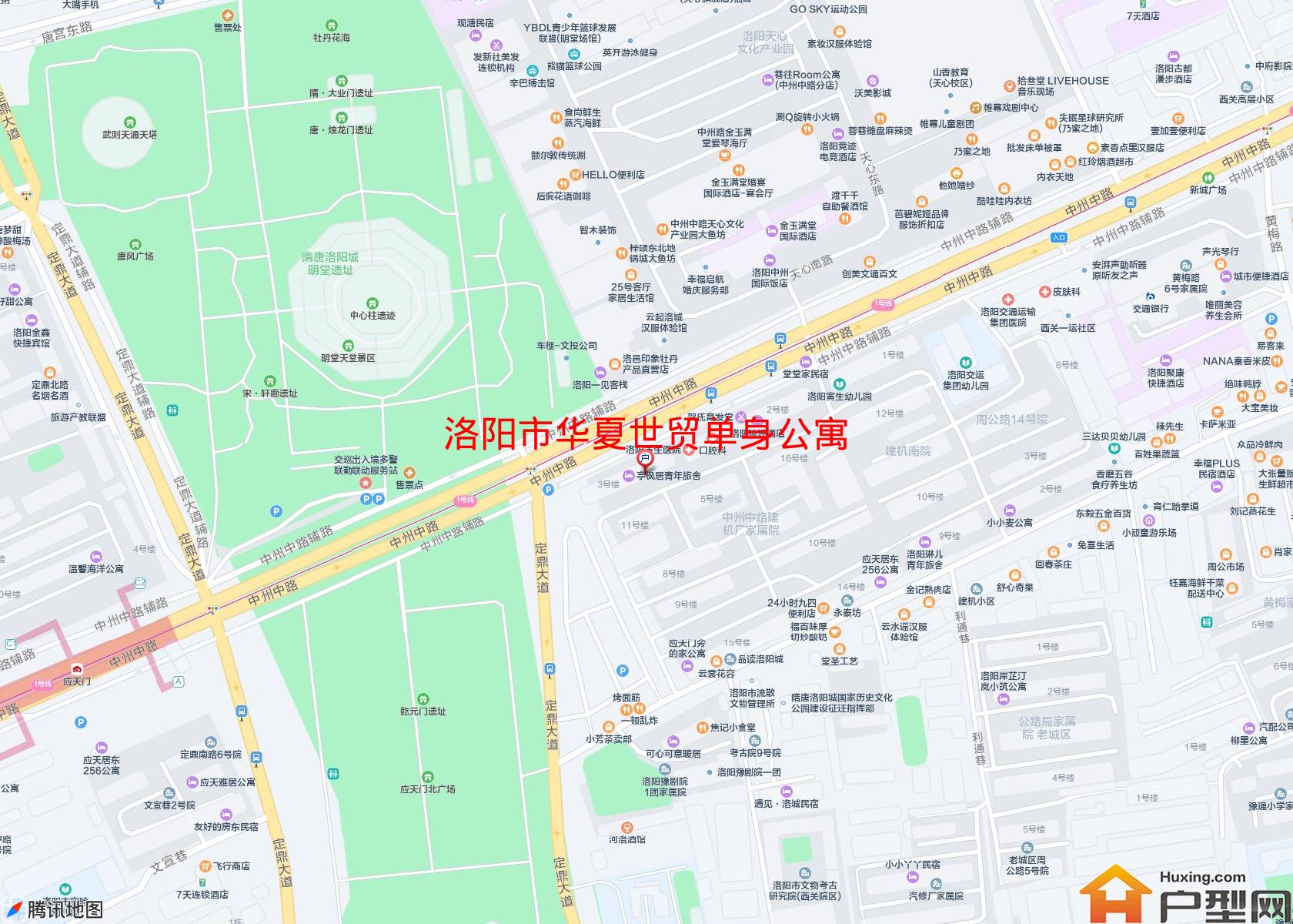 华夏世贸单身公寓小区 - 户型网