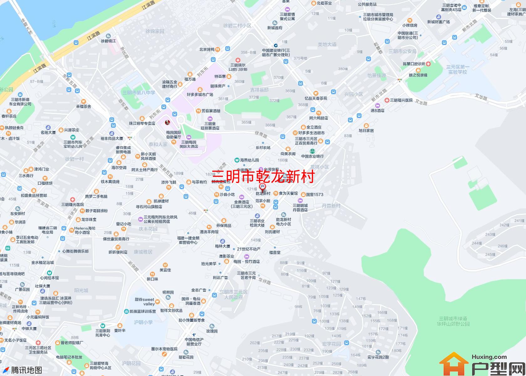 乾龙新村小区 - 户型网