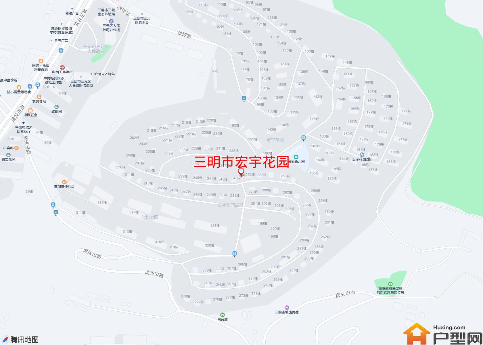宏宇花园小区 - 户型网