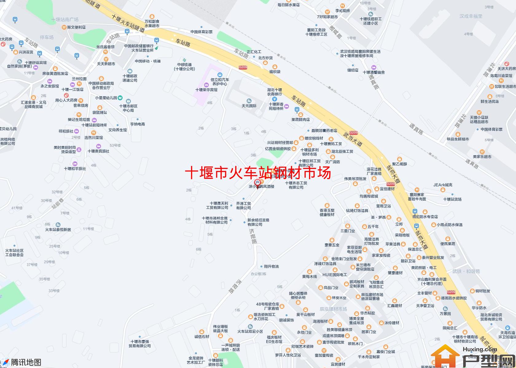 火车站钢材市场小区 - 户型网