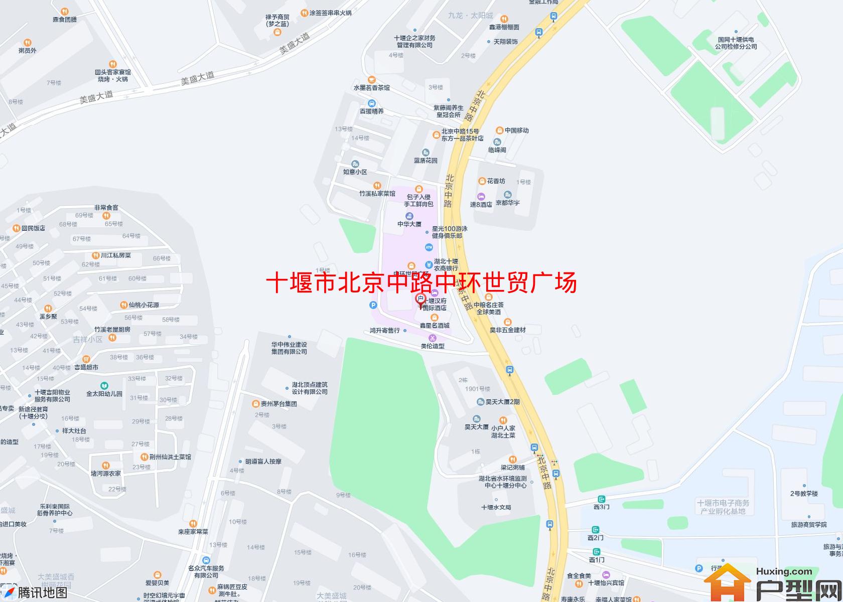 北京中路中环世贸广场小区 - 户型网