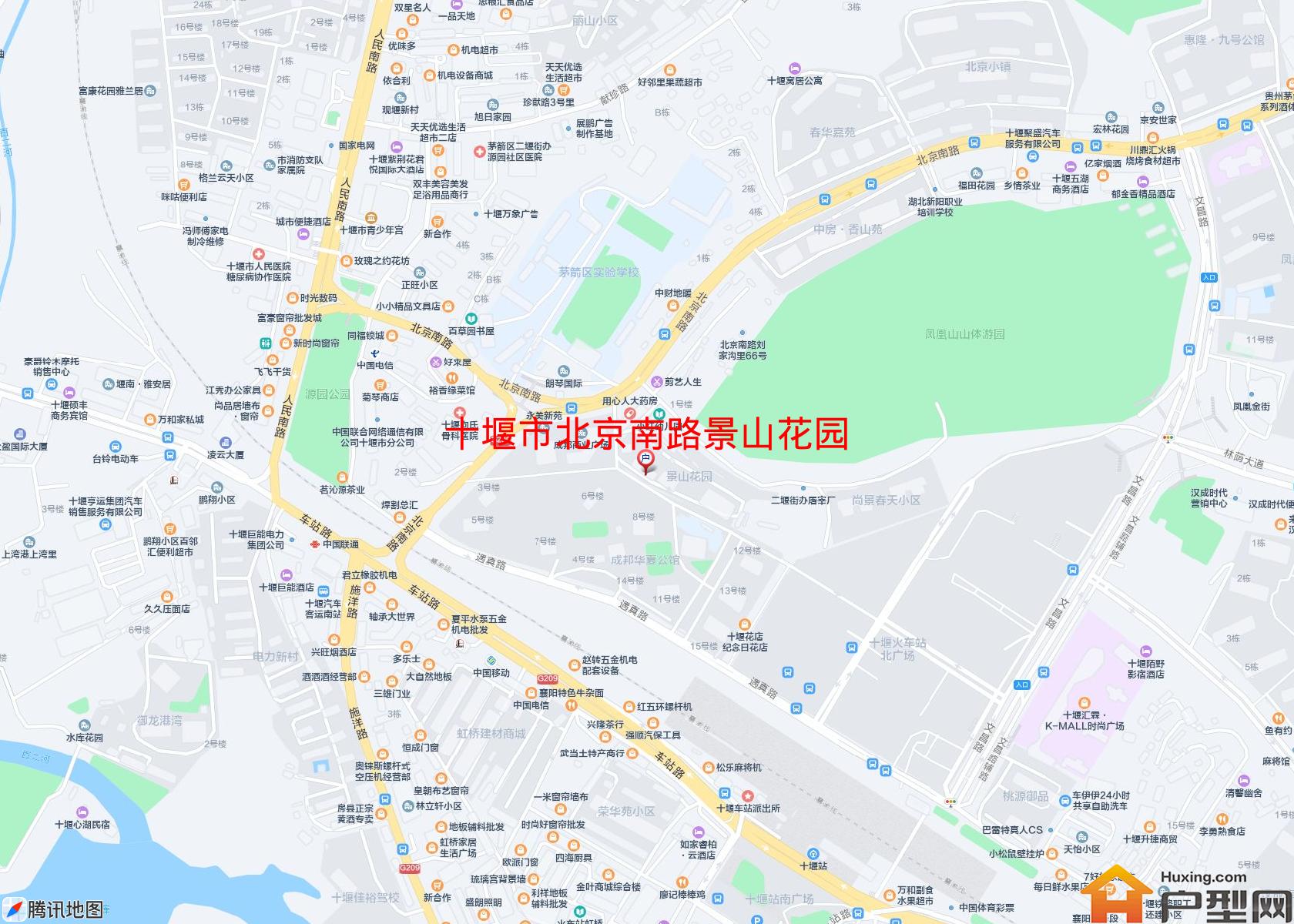 北京南路景山花园小区 - 户型网