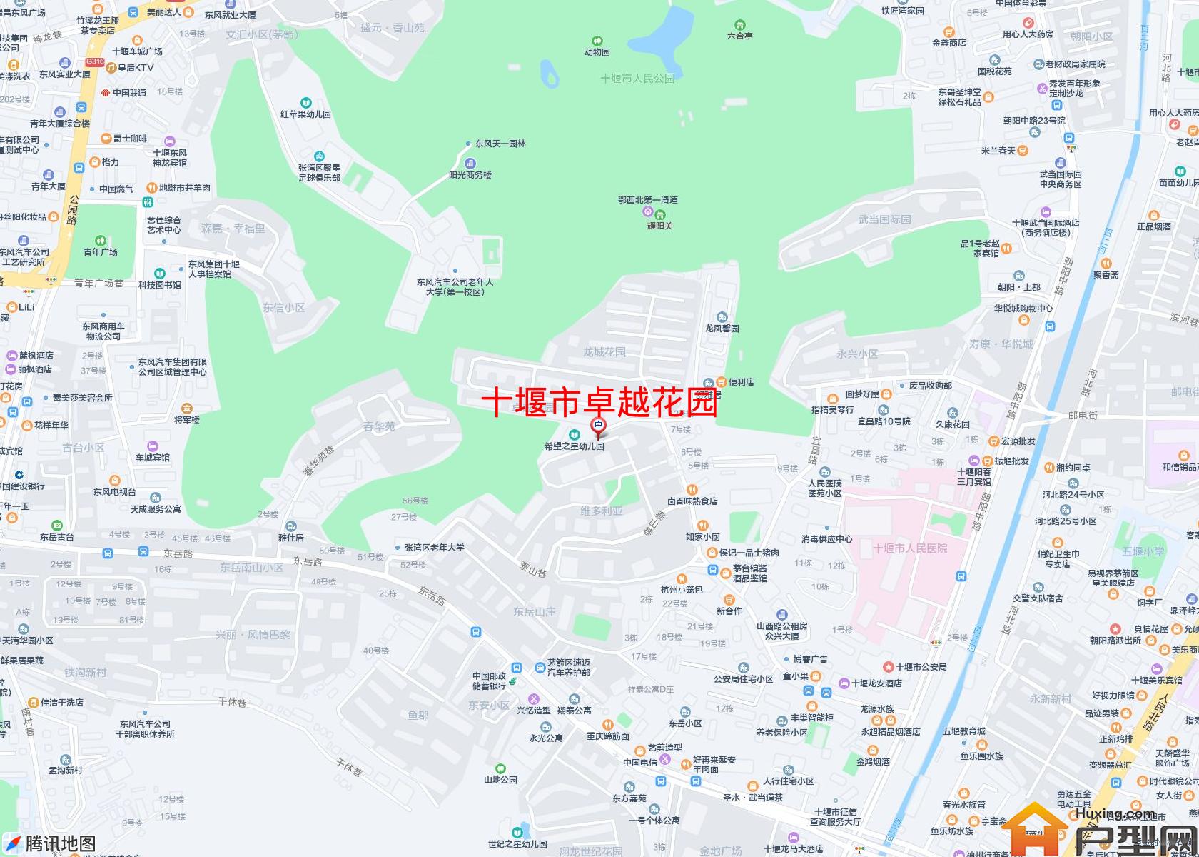 卓越花园小区 - 户型网