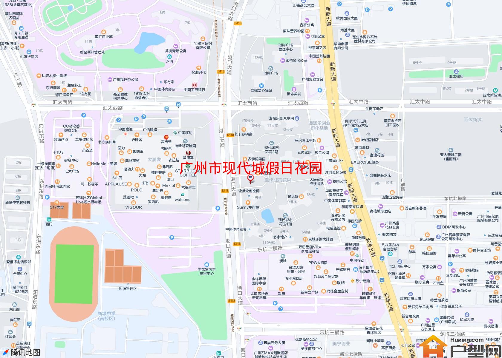 现代城假日花园小区 - 户型网
