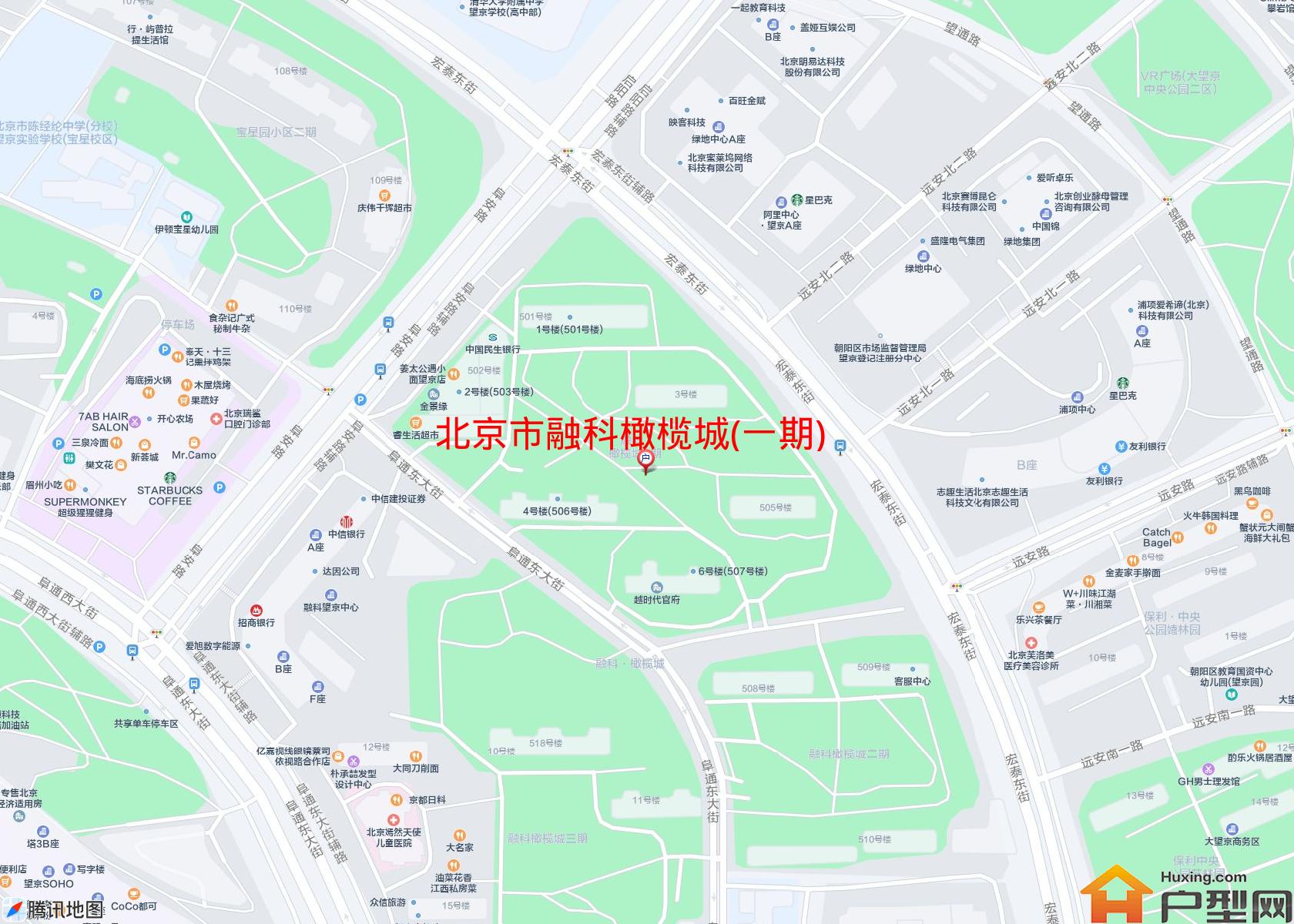 融科橄榄城(一期)小区 - 户型网