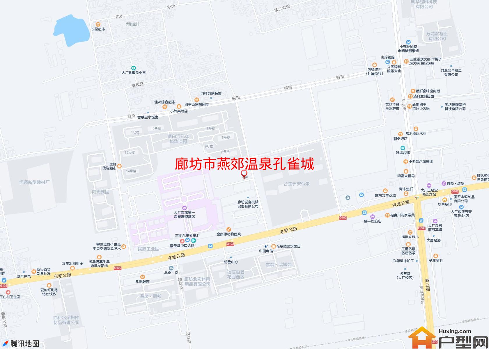 燕郊温泉孔雀城小区 - 户型网