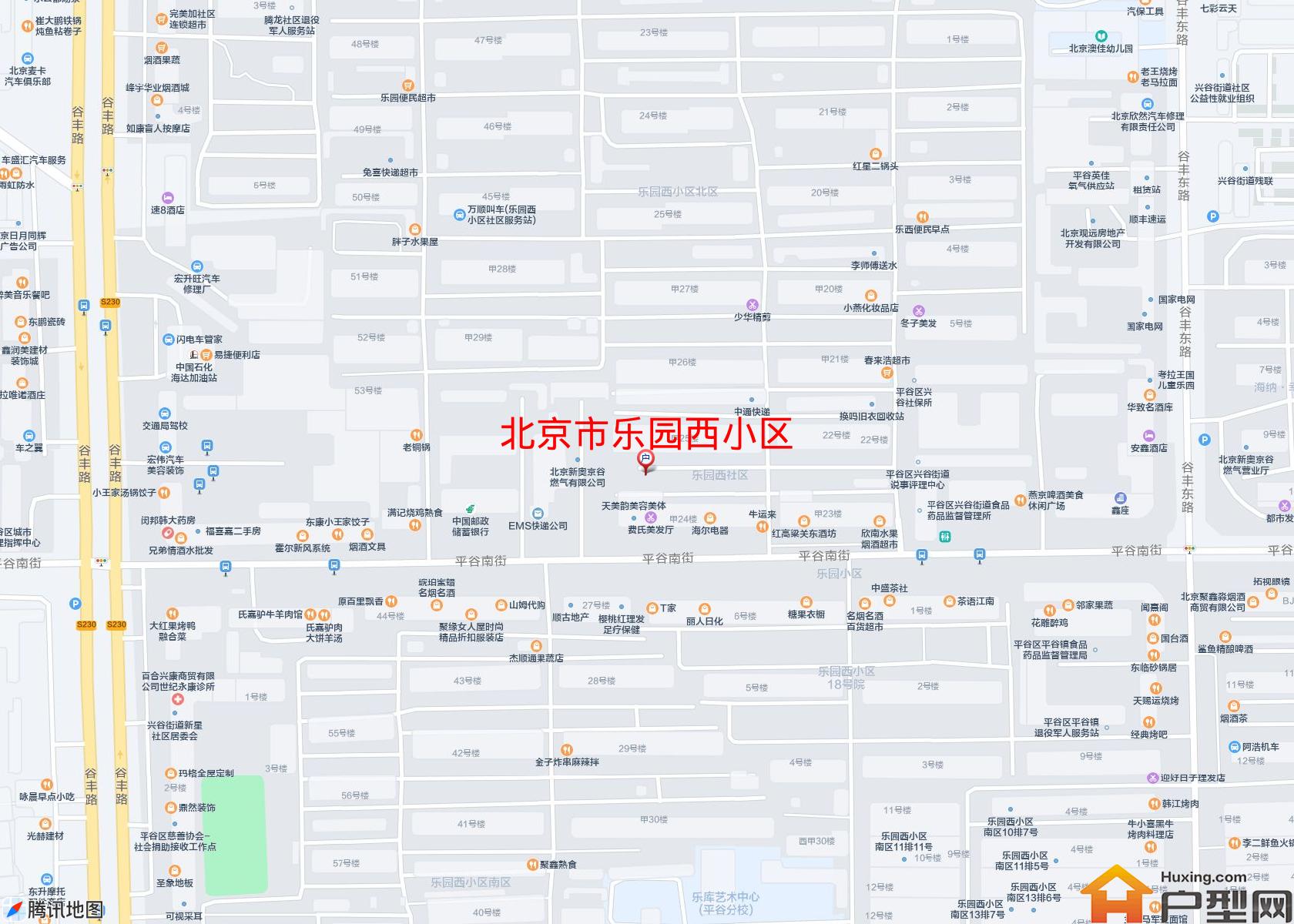 乐园西小区小区 - 户型网