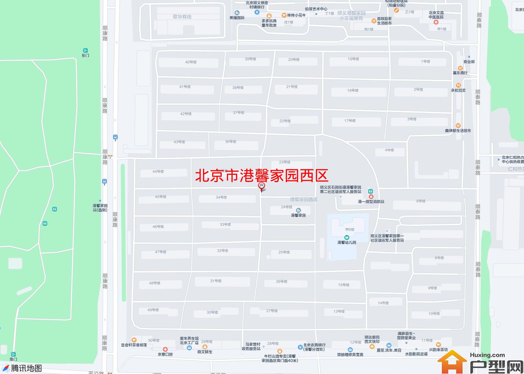 港馨家园西区小区 - 户型网 港馨家园西区小区 - 户型网