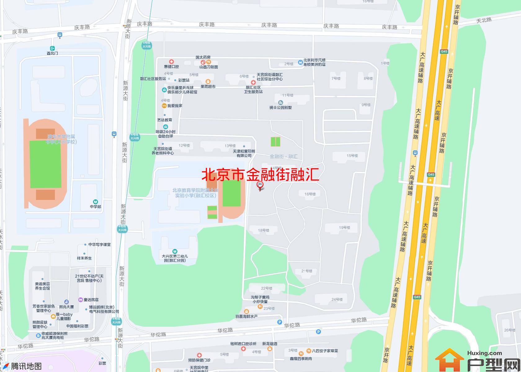 金融街融汇小区 - 户型网