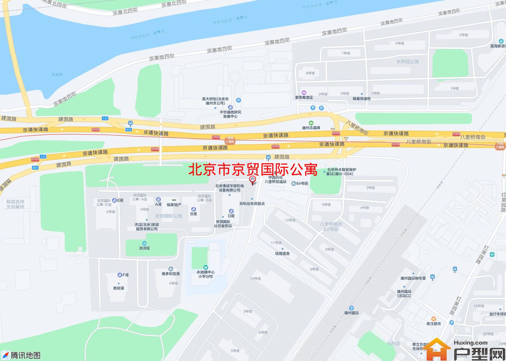 京贸国际公寓小区 - 户型网