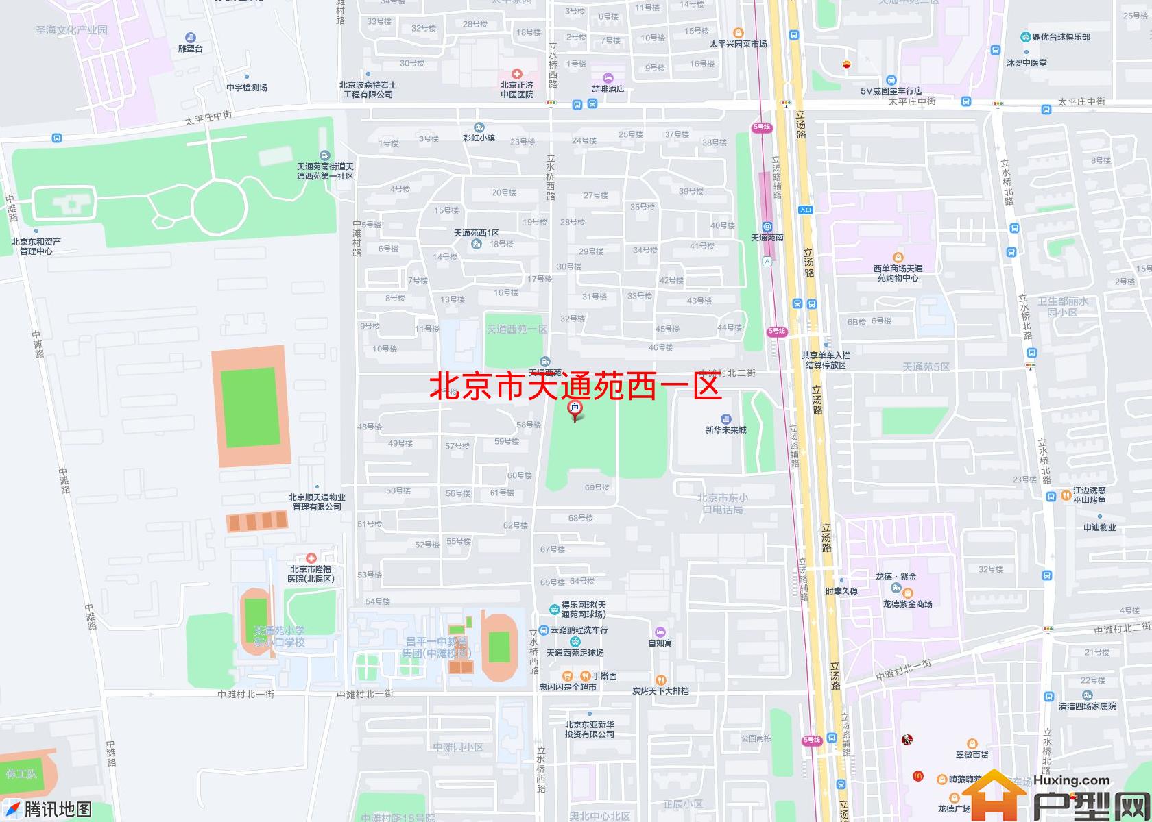 天通苑西一区小区 - 户型网