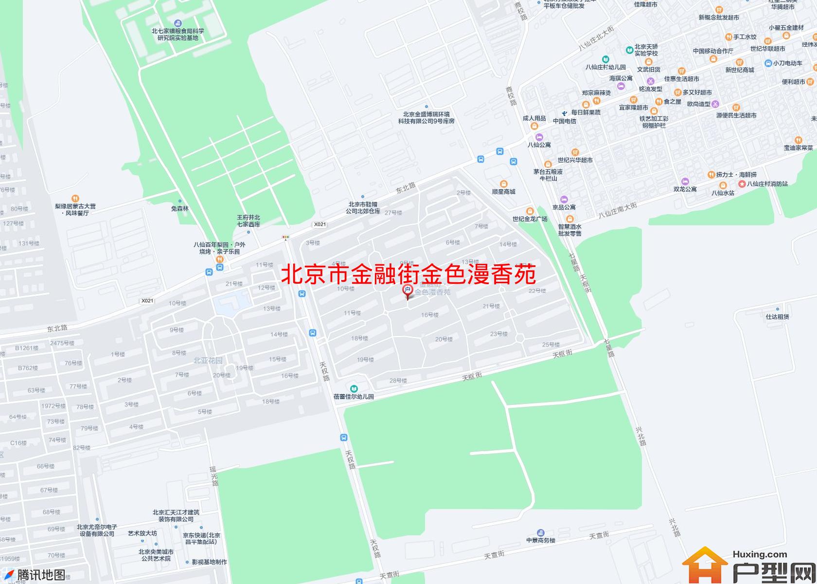 金融街金色漫香苑小区 - 户型网