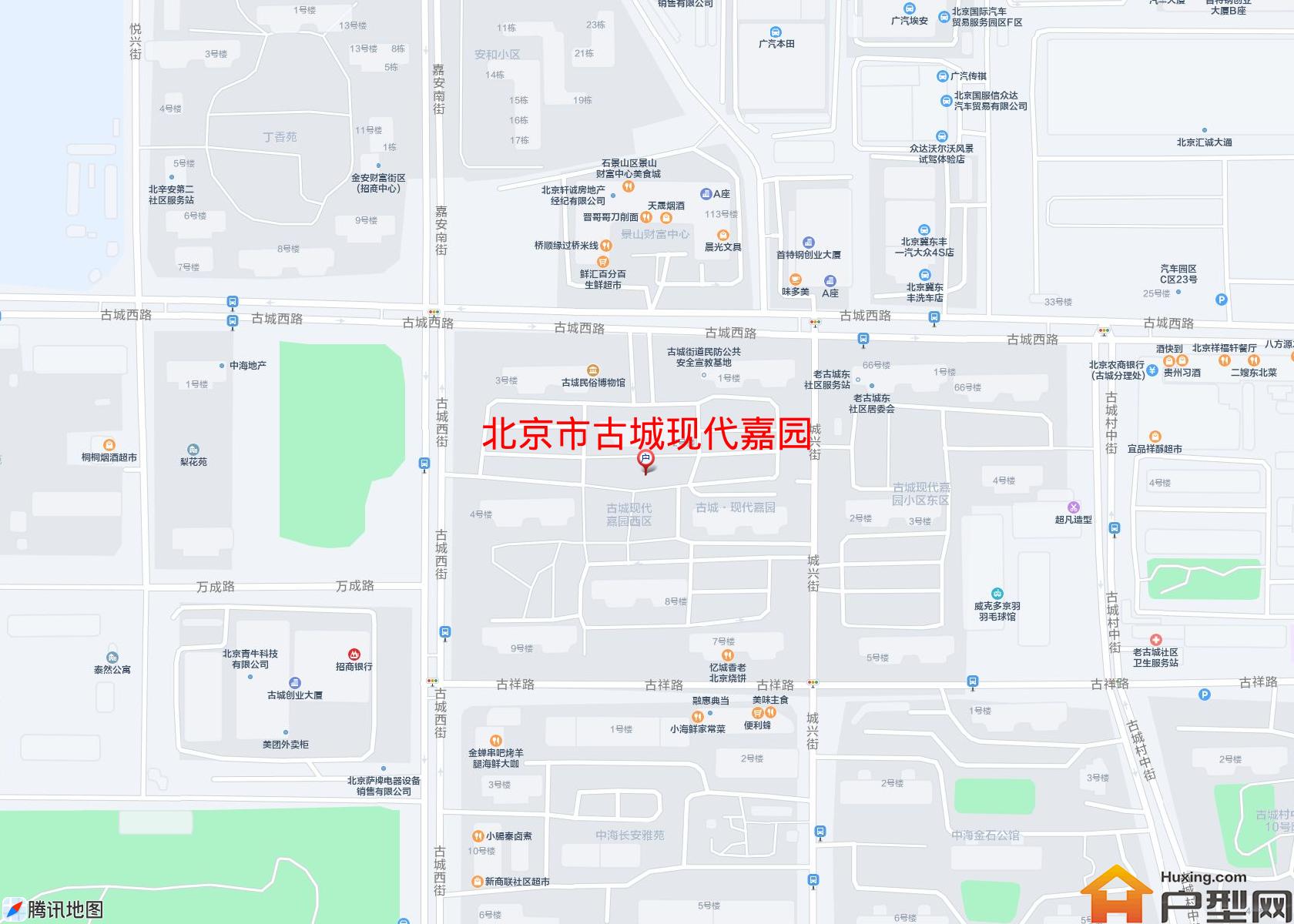 古城现代嘉园小区 - 户型网