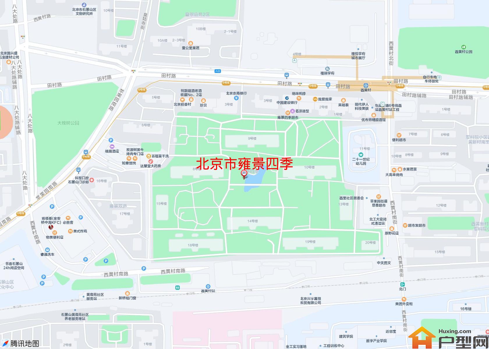 雍景四季小区 - 户型网