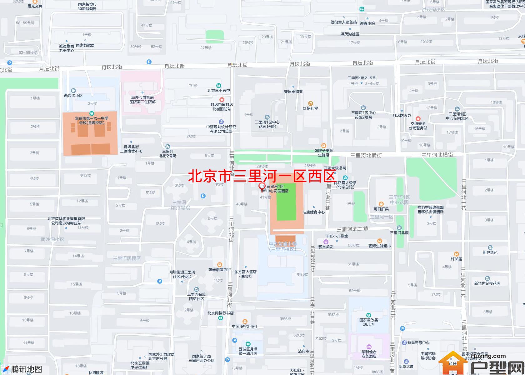 三里河一区西区小区 - 户型网