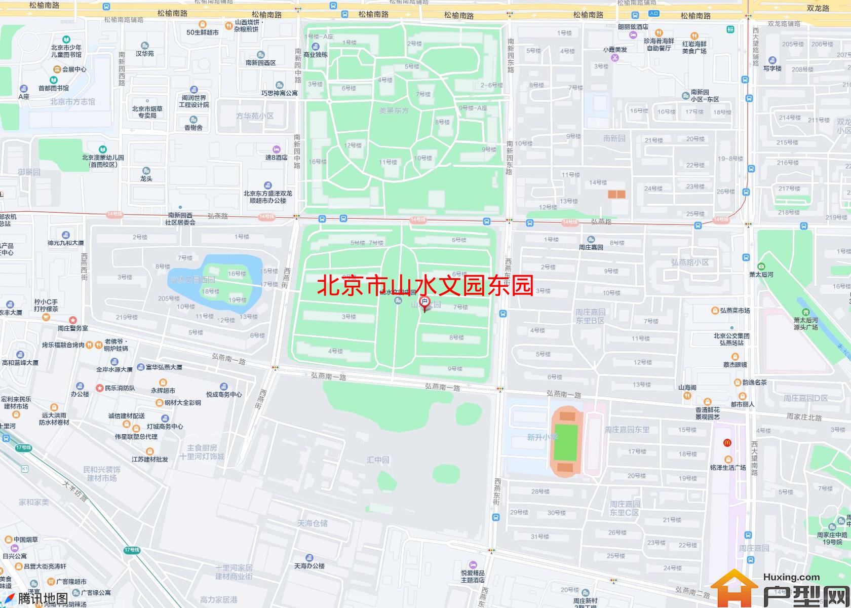 山水文园东园小区 - 户型网