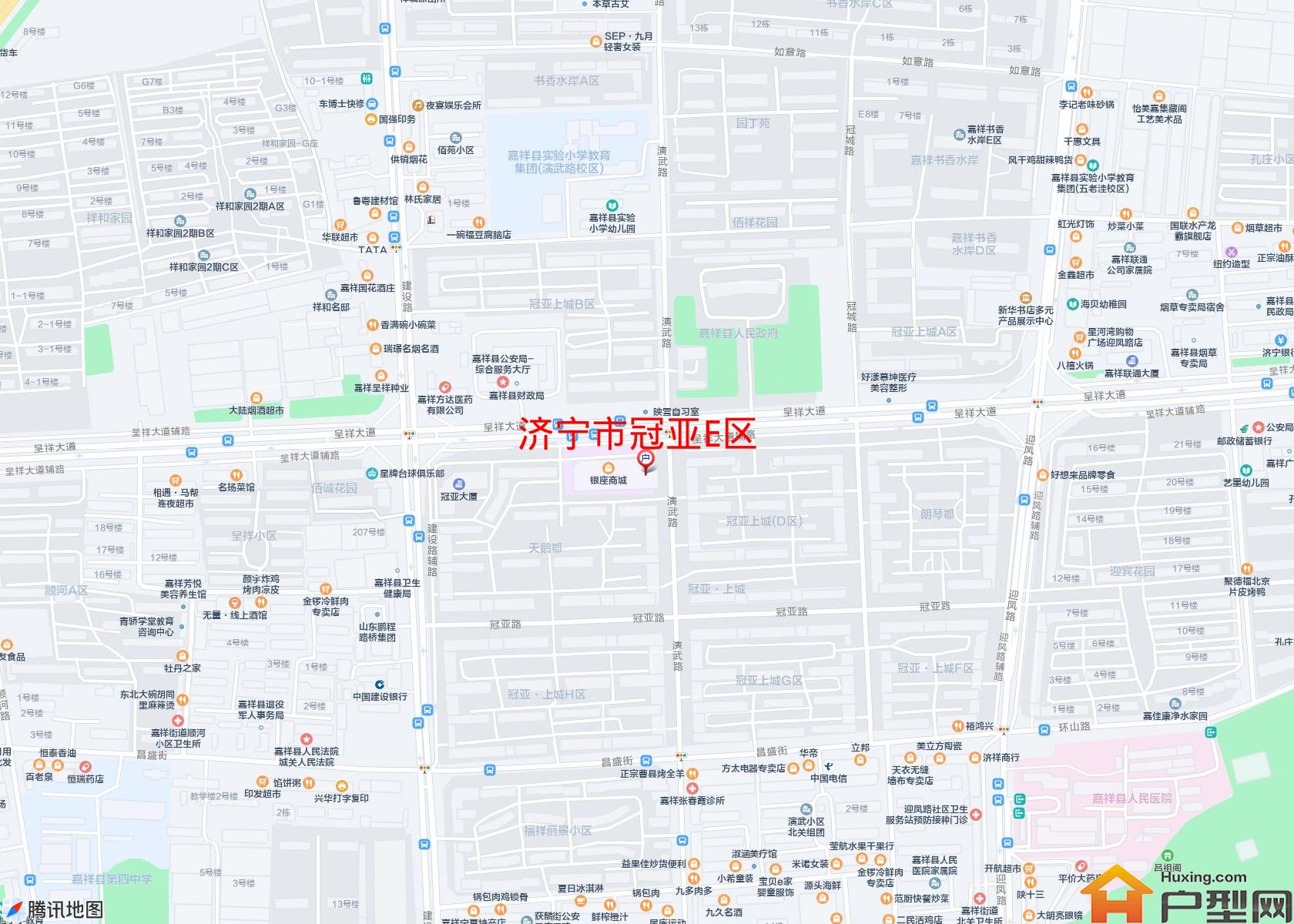冠亚E区小区 - 户型网