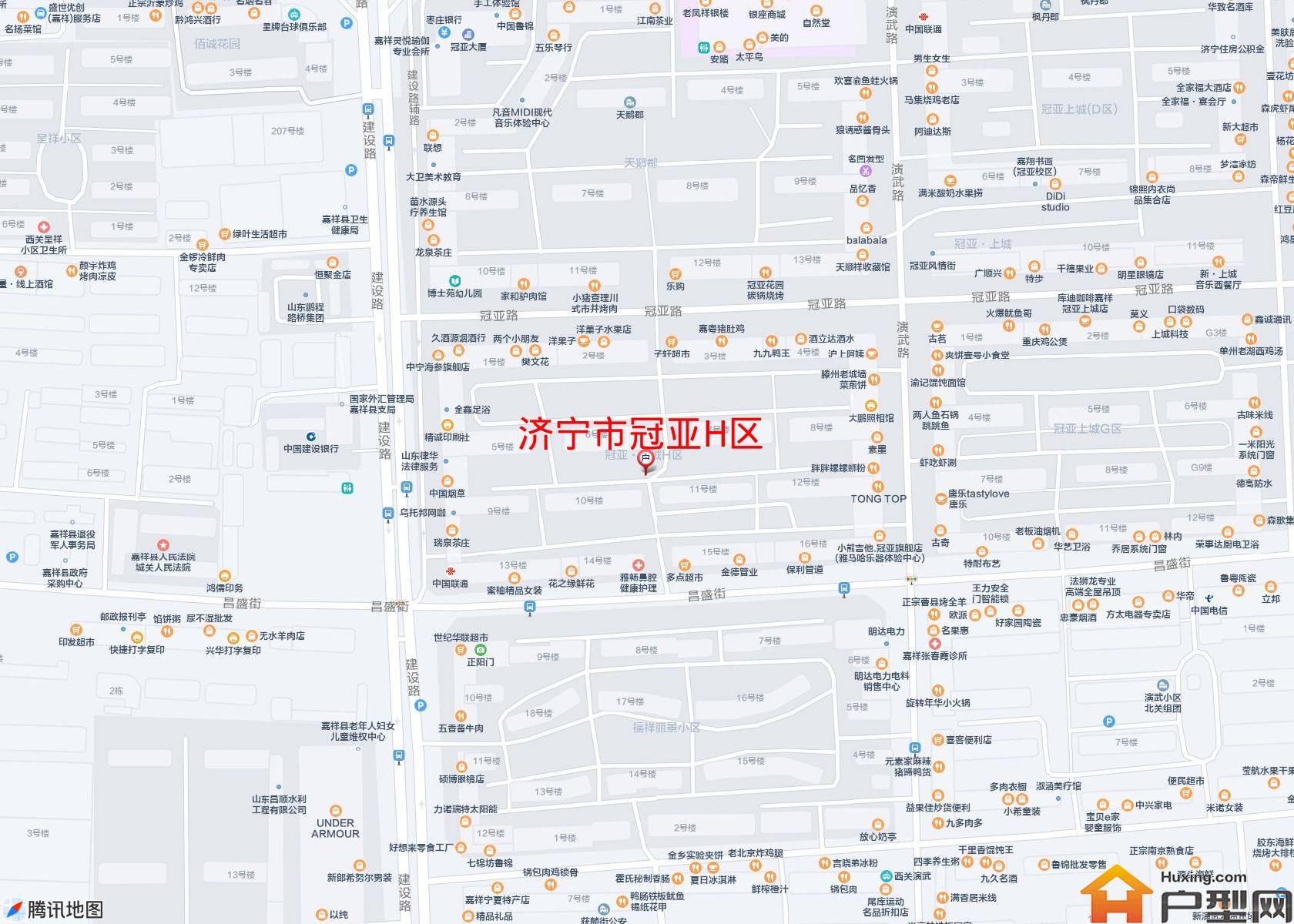 冠亚H区小区 - 户型网