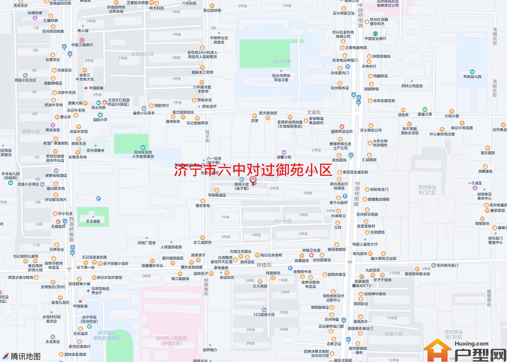 六中对过御苑小区小区 - 户型网