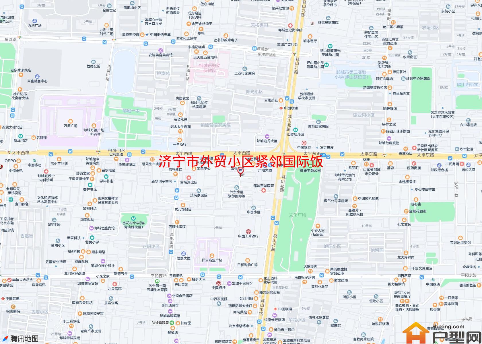 外贸小区紧邻国际饭小区 - 户型网
