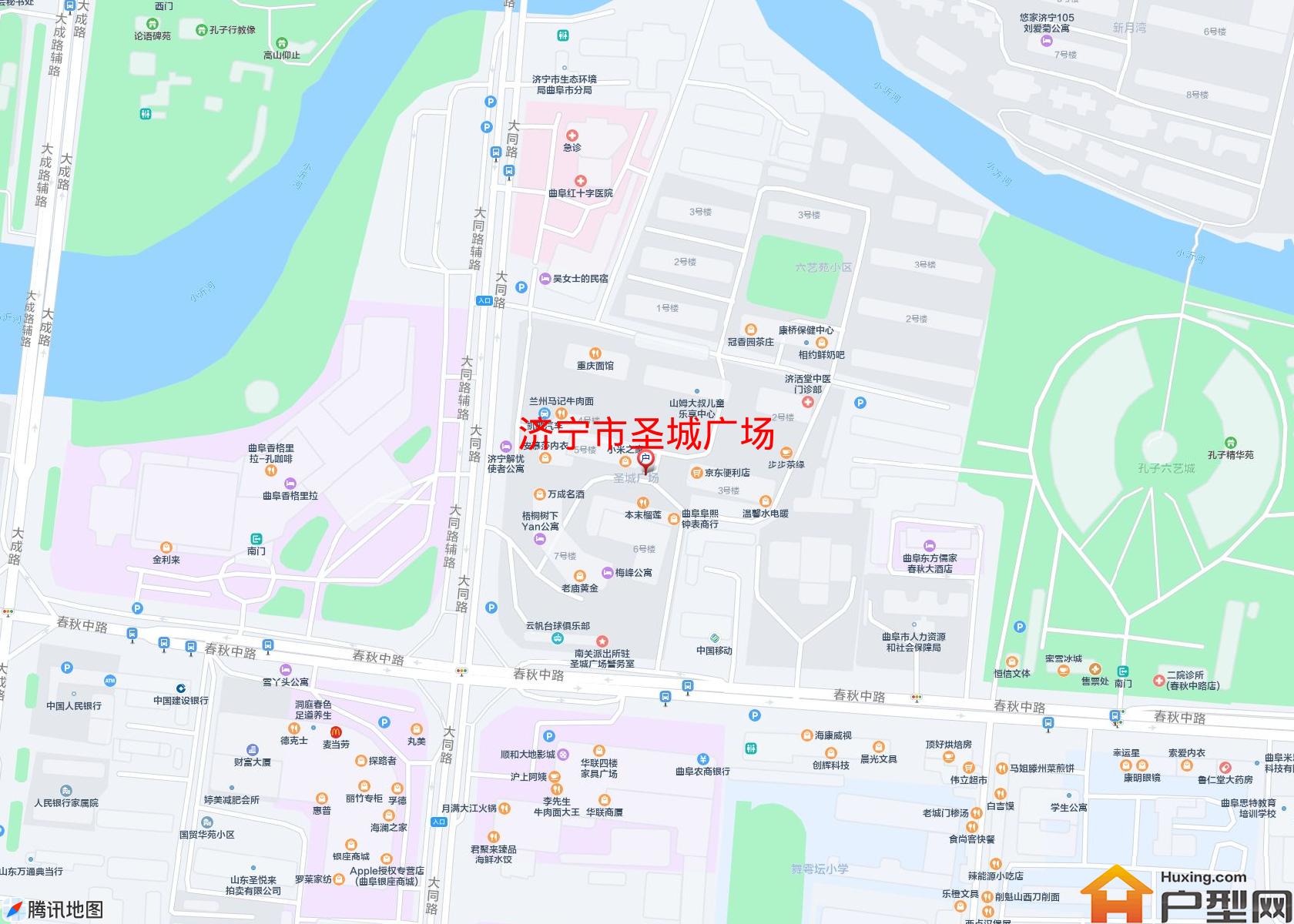圣城广场小区 - 户型网