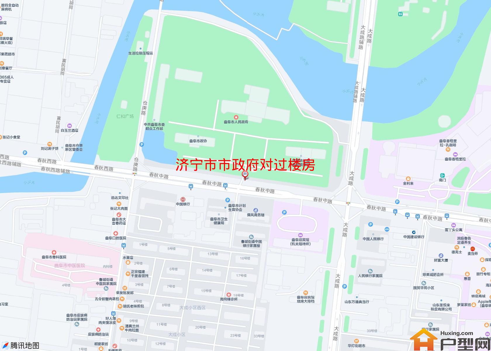 市政府对过楼房小区 - 户型网