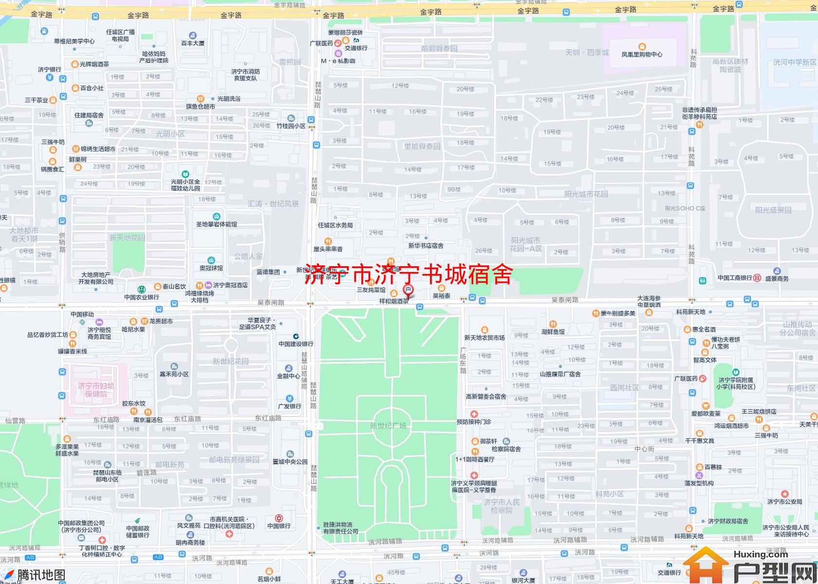 济宁书城宿舍小区 - 户型网
