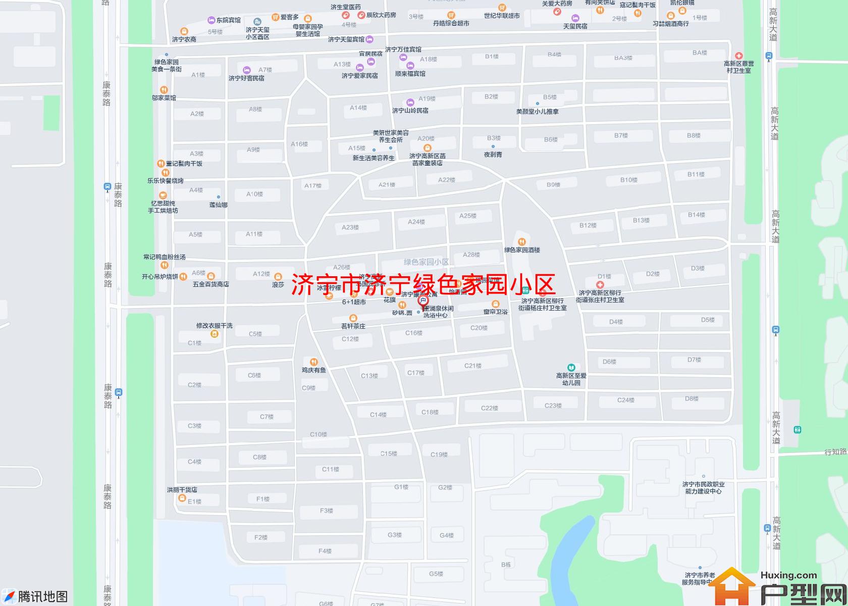 济宁绿色家园小区小区 - 户型网