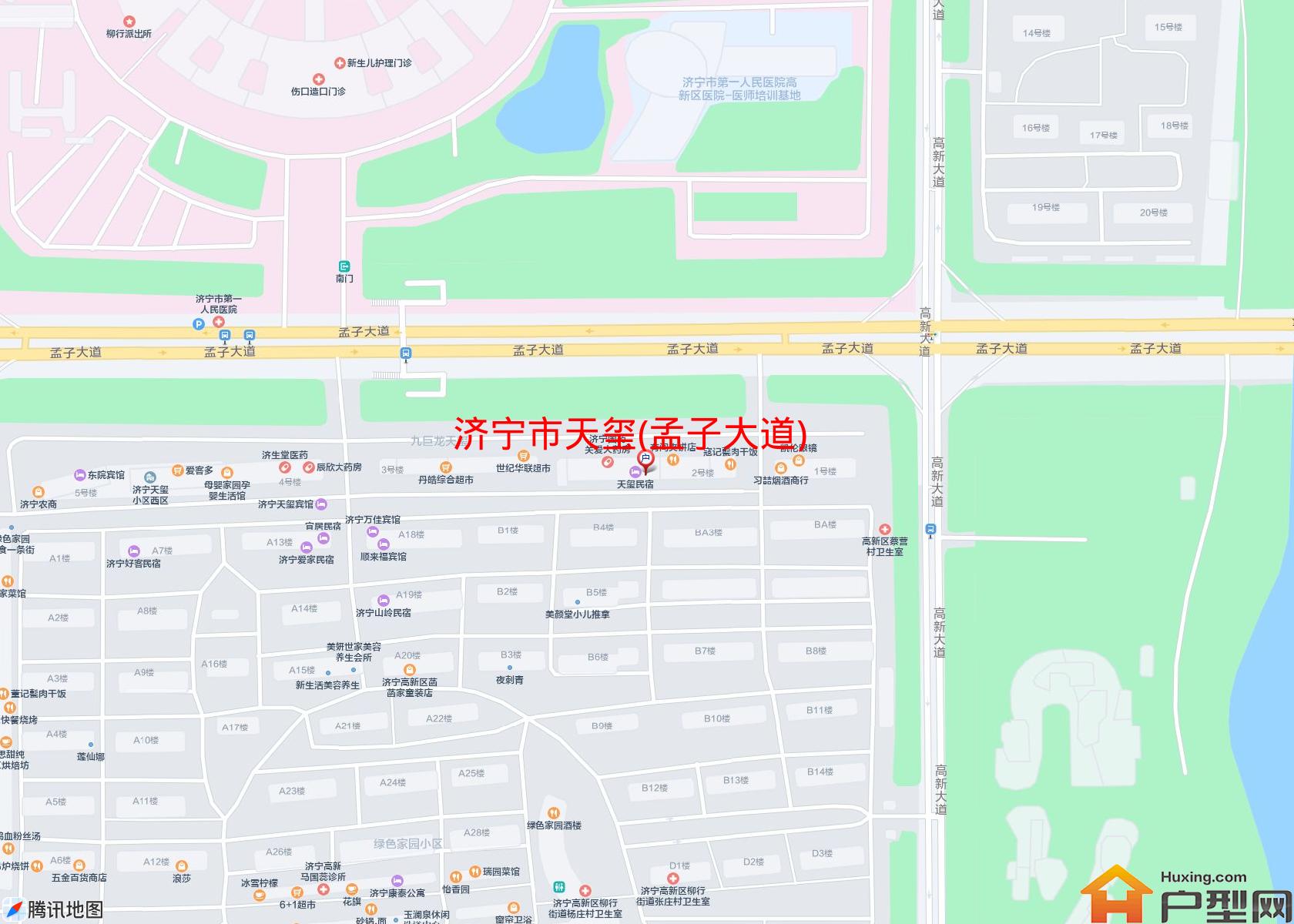 天玺(孟子大道)小区 - 户型网