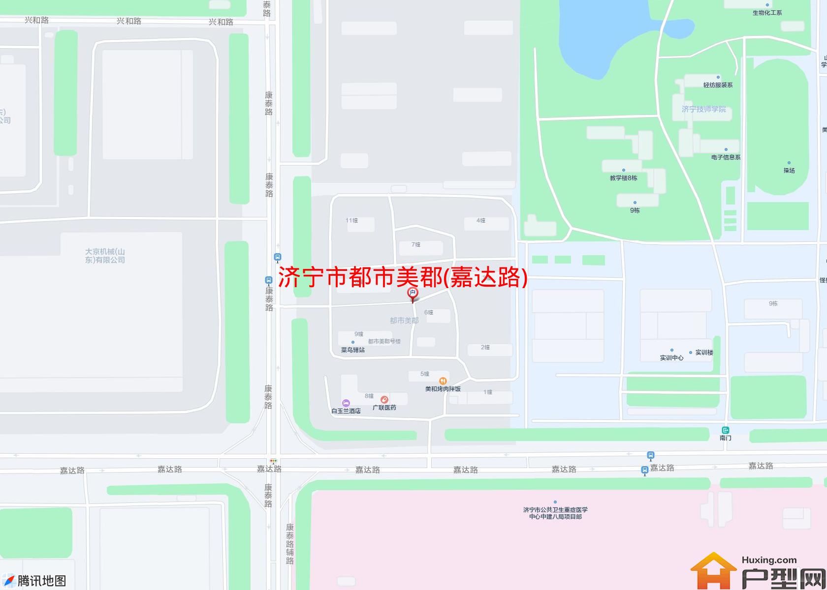 都市美郡(嘉达路)小区 - 户型网