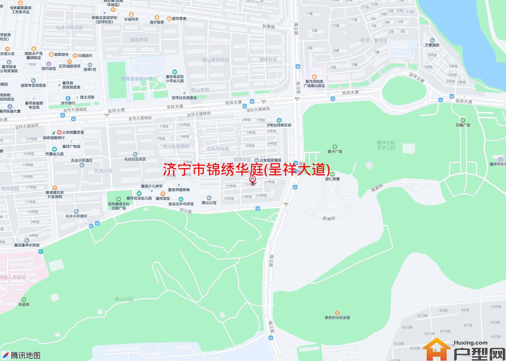 锦绣华庭(呈祥大道)小区 - 户型网