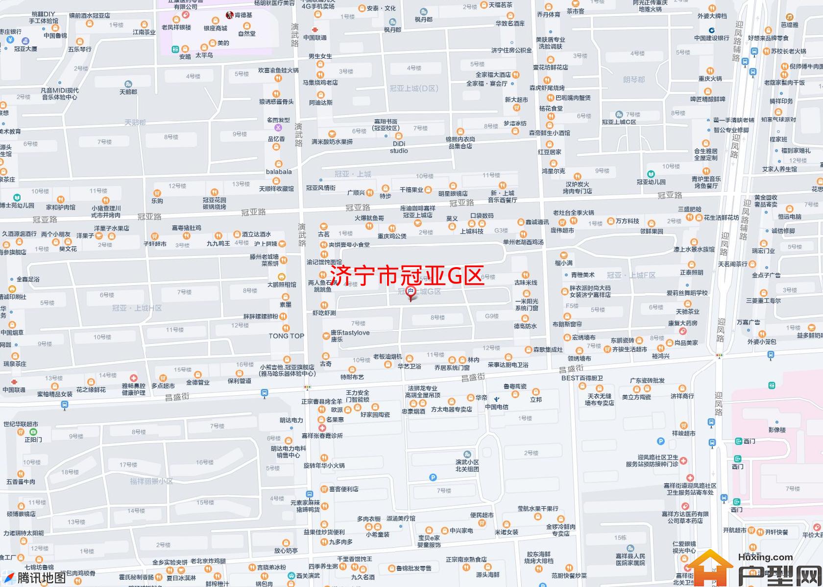 冠亚G区小区 - 户型网