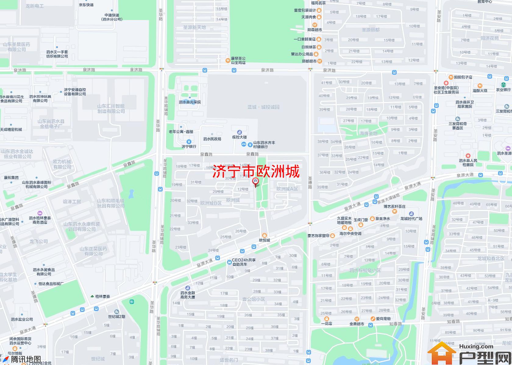 欧洲城小区 - 户型网