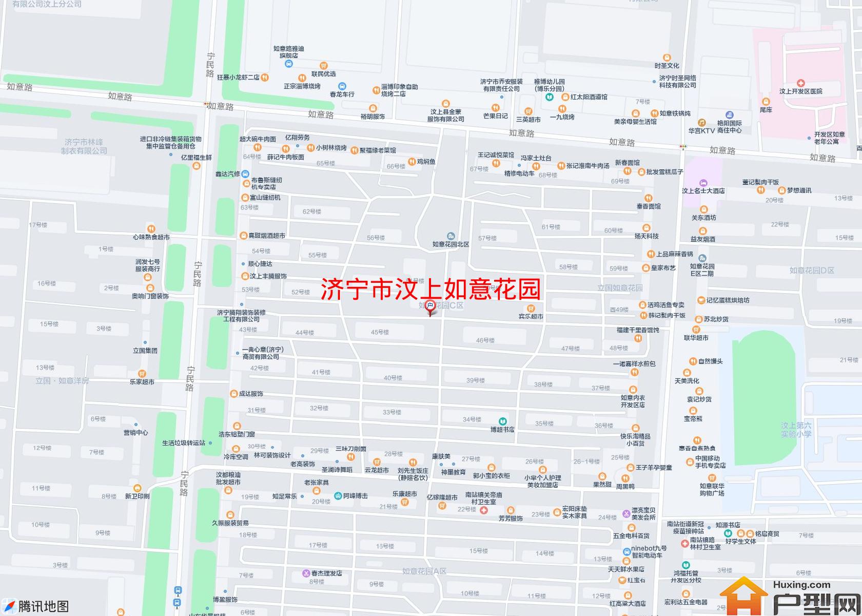 汶上如意花园小区 - 户型网