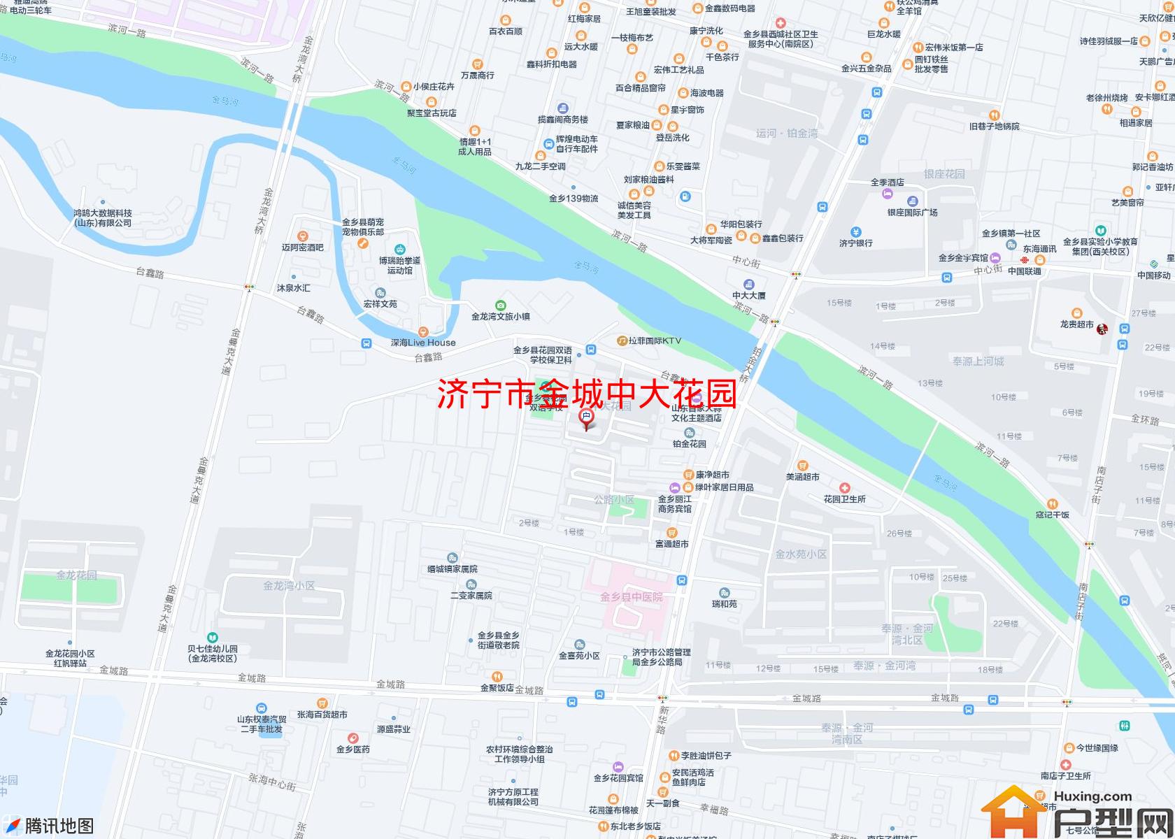 金城中大花园小区 - 户型网