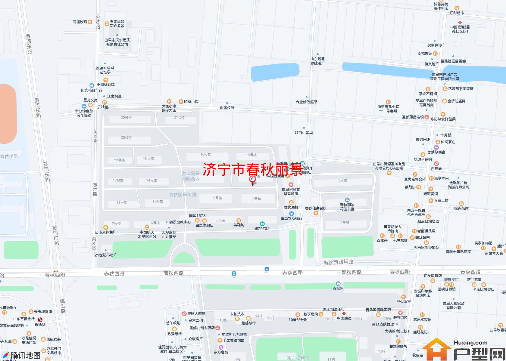 春秋丽景小区 - 户型网