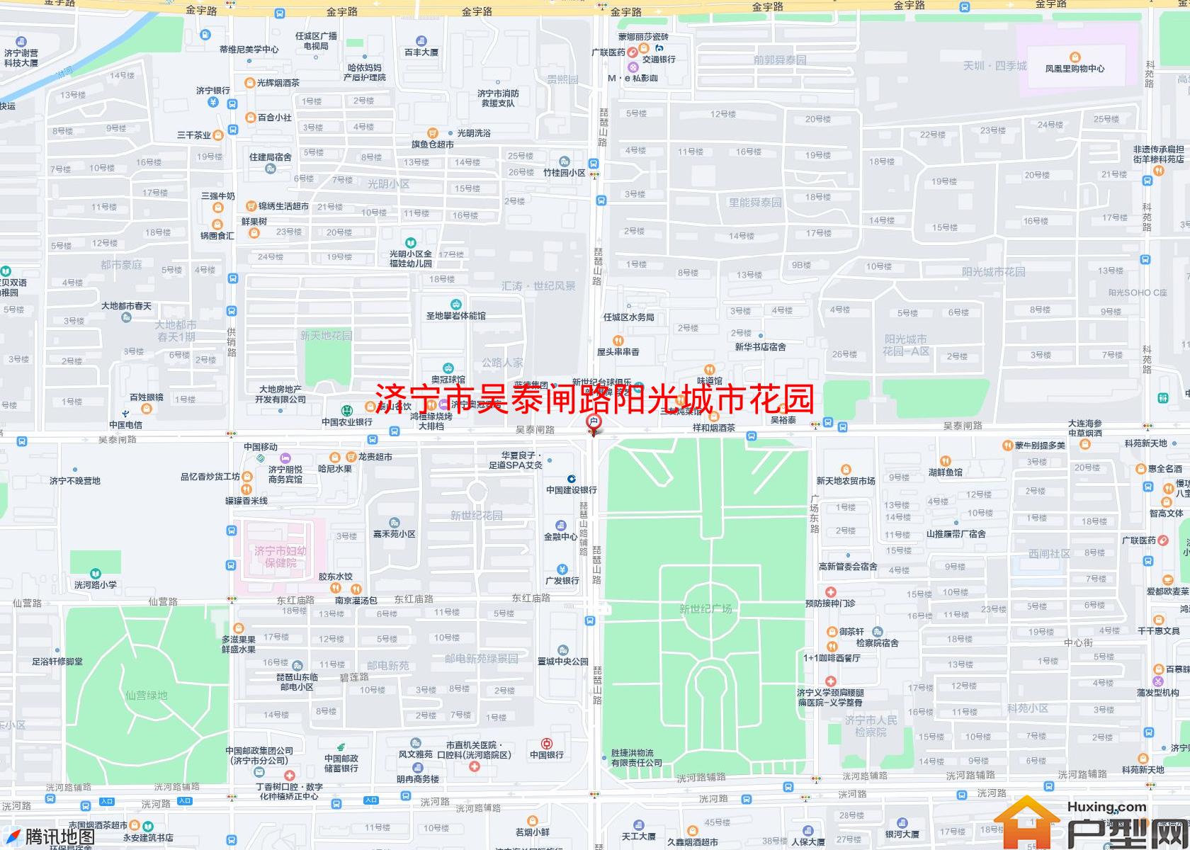 吴泰闸路阳光城市花园小区 - 户型网