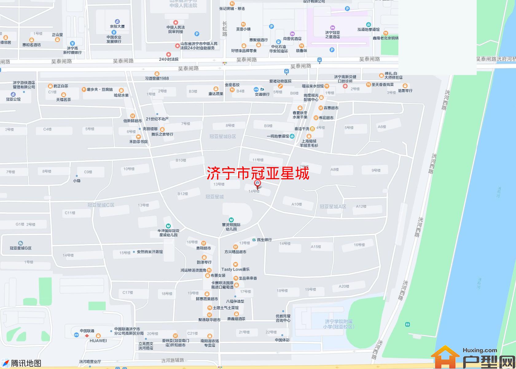 冠亚星城小区 - 户型网