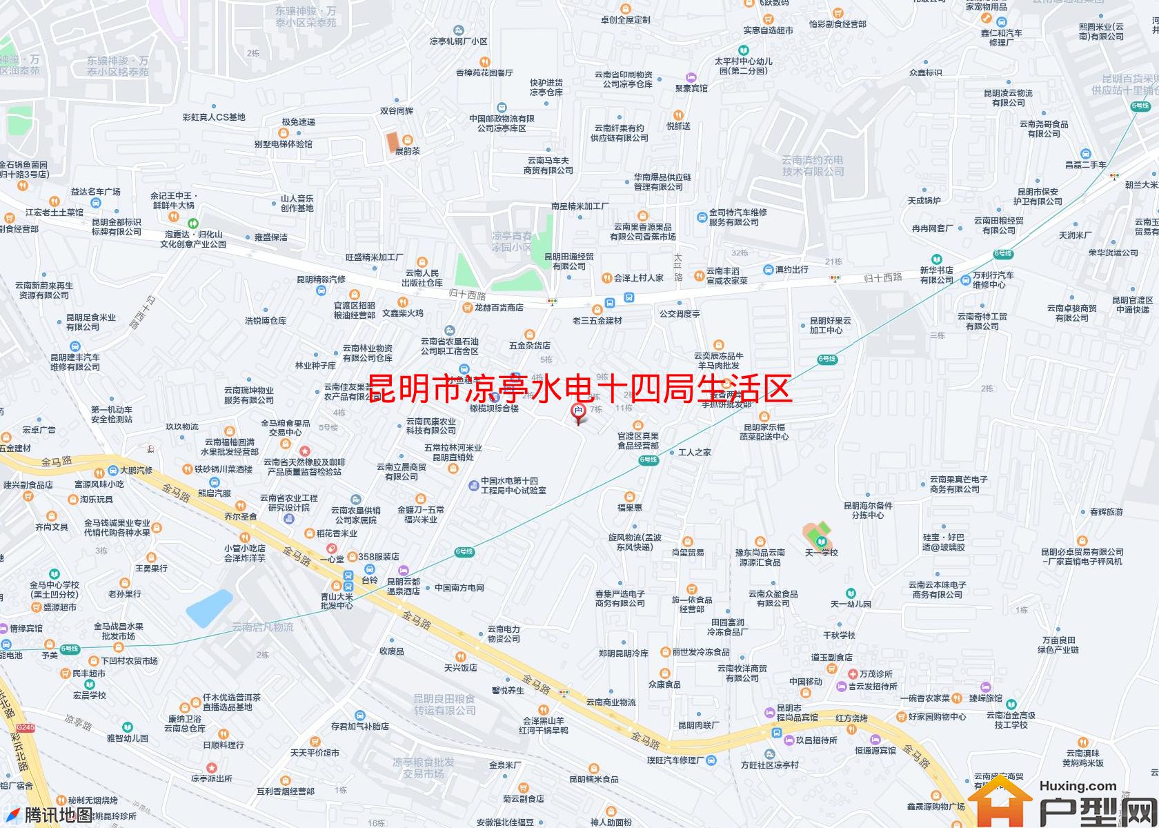 凉亭水电十四局生活区小区 - 户型网