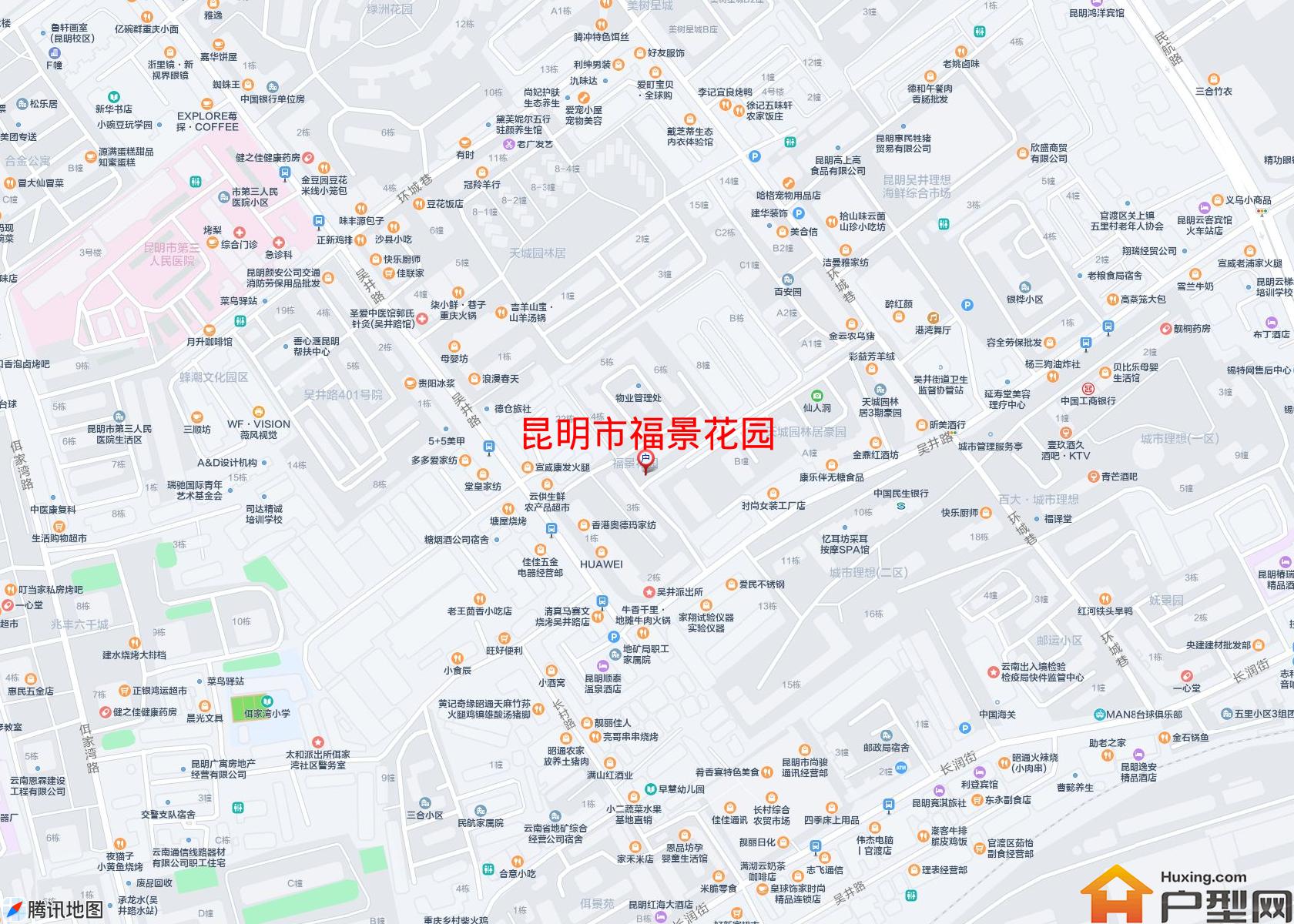 福景花园小区 - 户型网