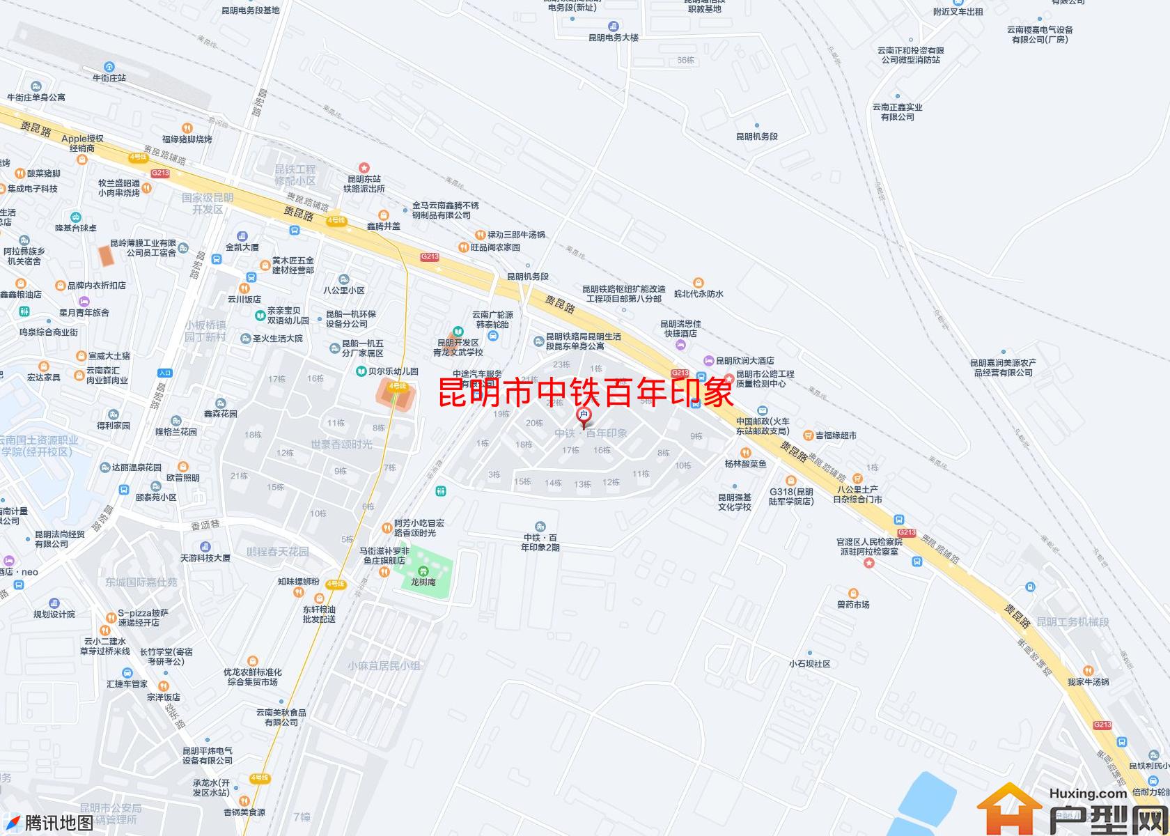 中铁百年印象小区 - 户型网